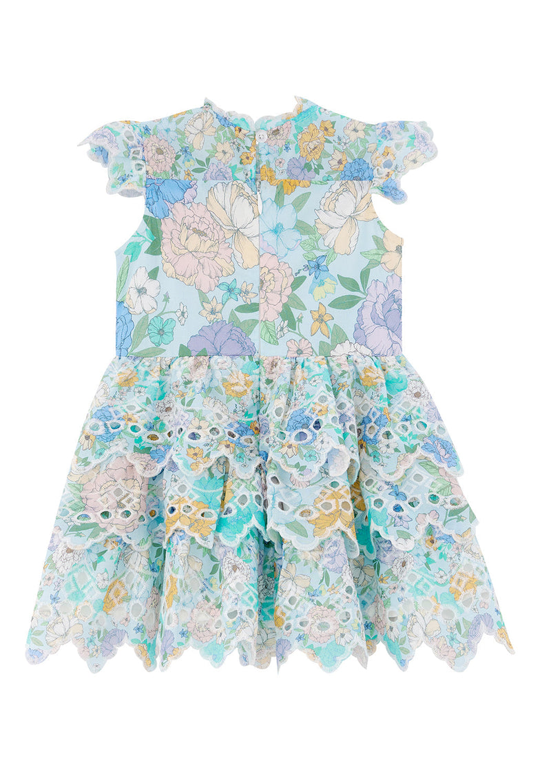 Azure Embroidered Frill Dress (Baby)