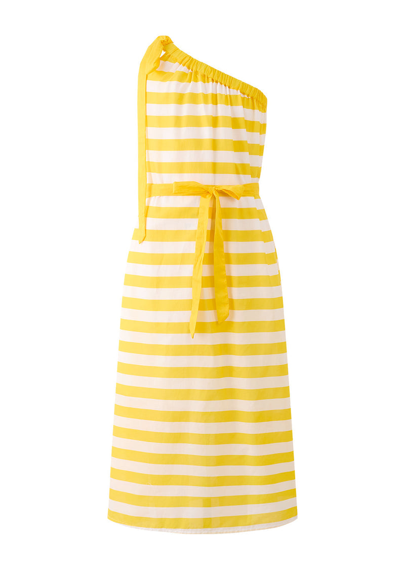 Stripe Cotton Maxi Dress