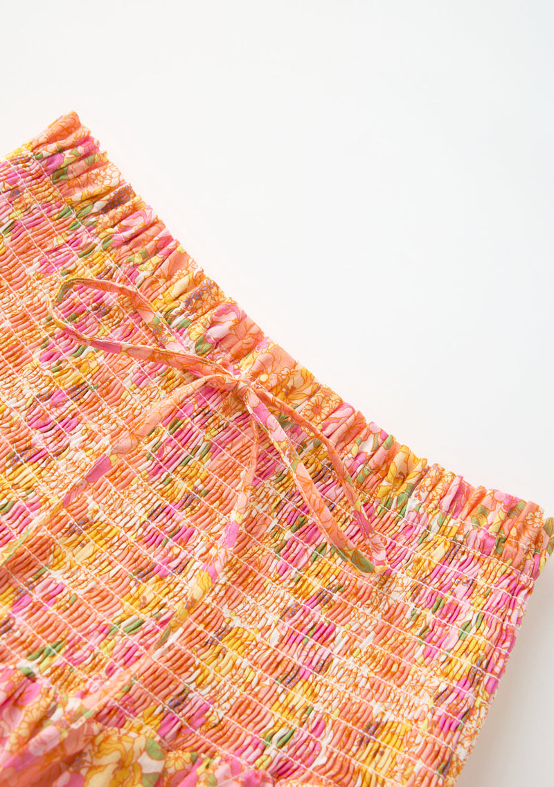 Flowerette Cotton Skort