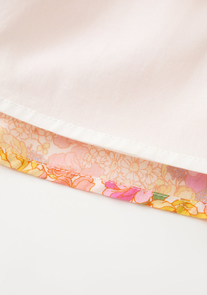 Flowerette Cotton Skort