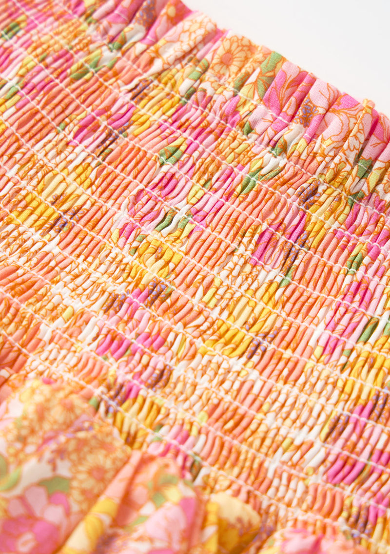 Flowerette Cotton Skort