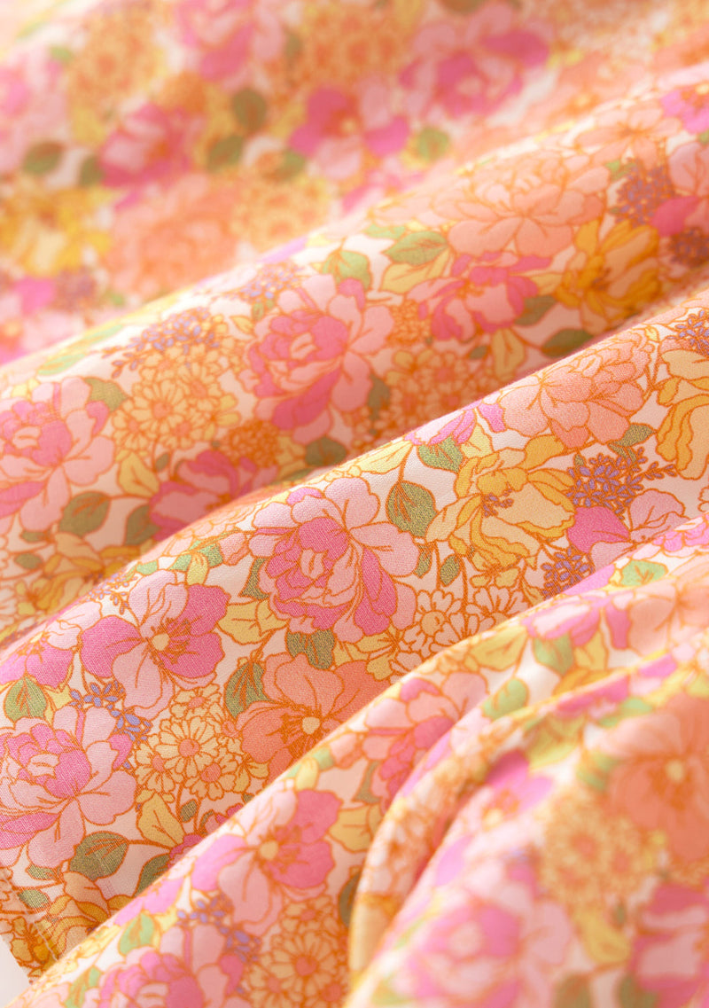 Flowerette Cotton Skort