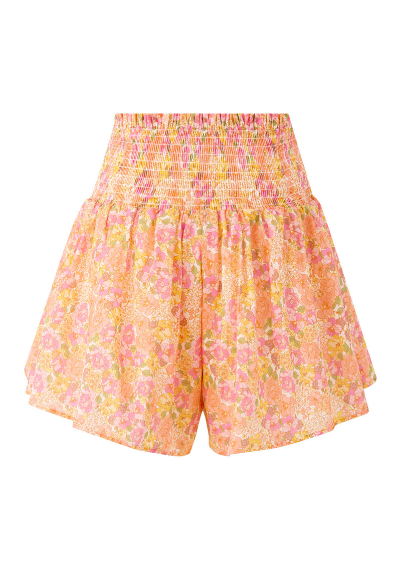 Flowerette Cotton Skort