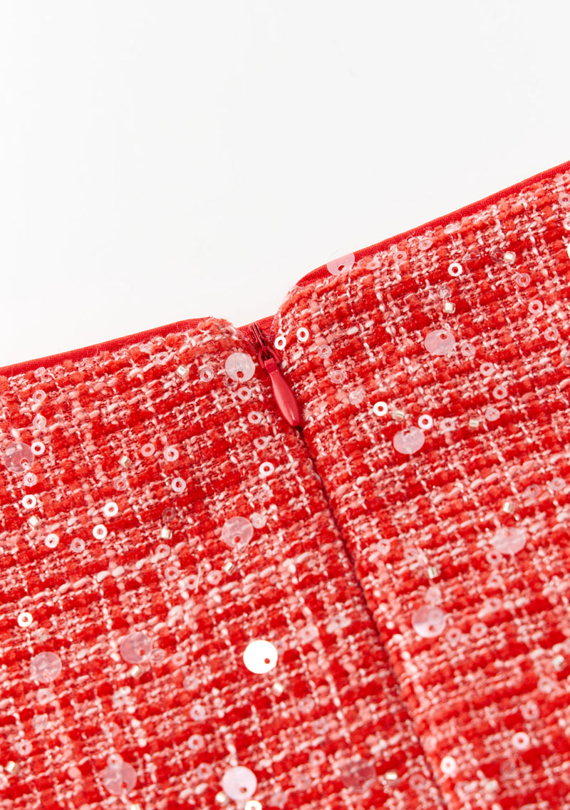 Odelia Tweed Mini Skirt