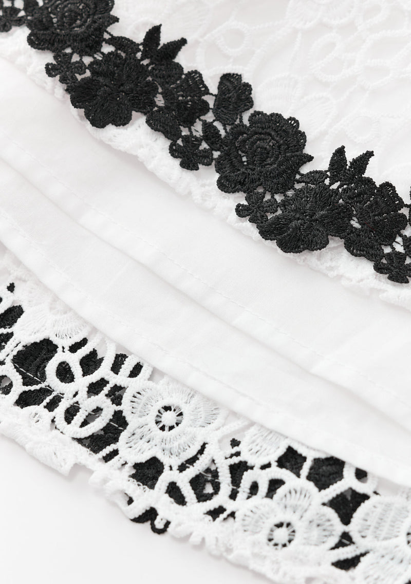 Aveline Embroidered Mini Dress