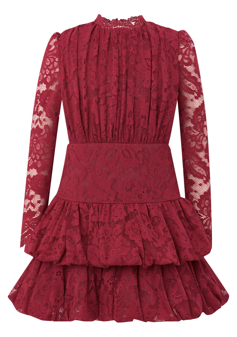 Rosella Lace Sleeve Mini Dress