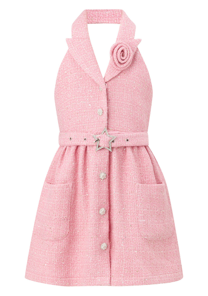 Odelia Tweed Mini Dress