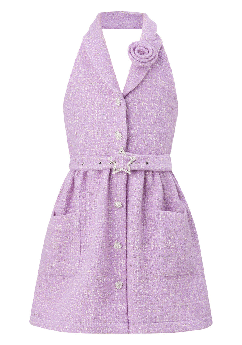 Odelia Tweed Mini Dress