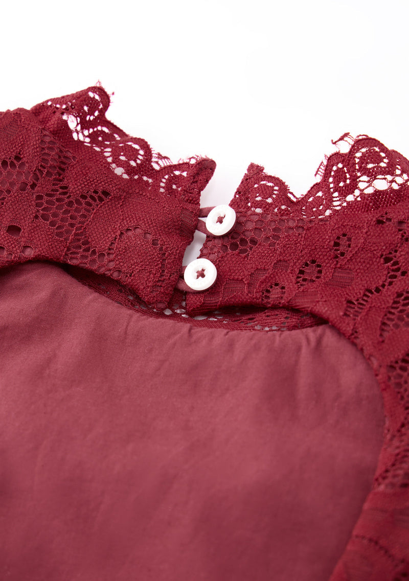 Rosella Lace Sleeve Mini Dress