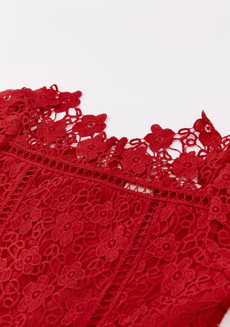 Cora Embroidered Mini Dress