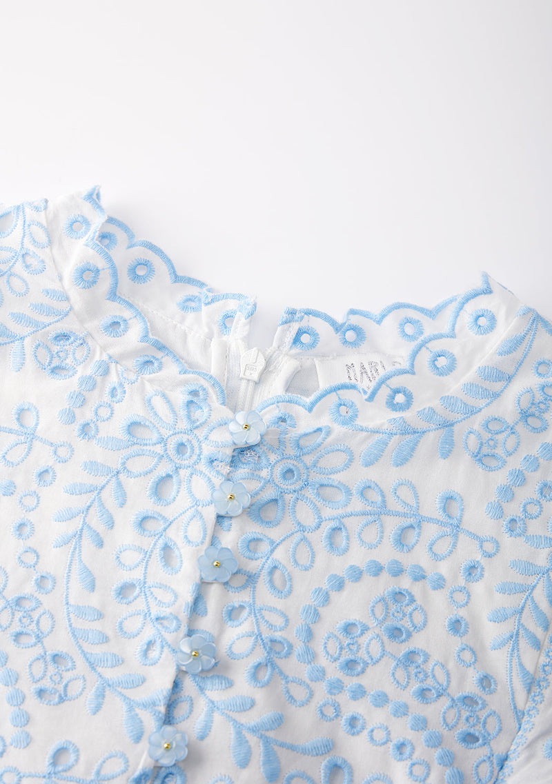 Zoe Embroidered Maxi Dress (Women)