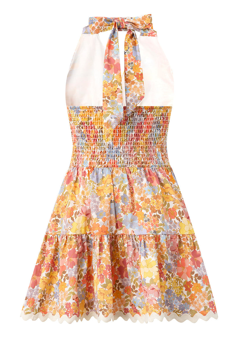 Avelle Halter Neck Mini Dress