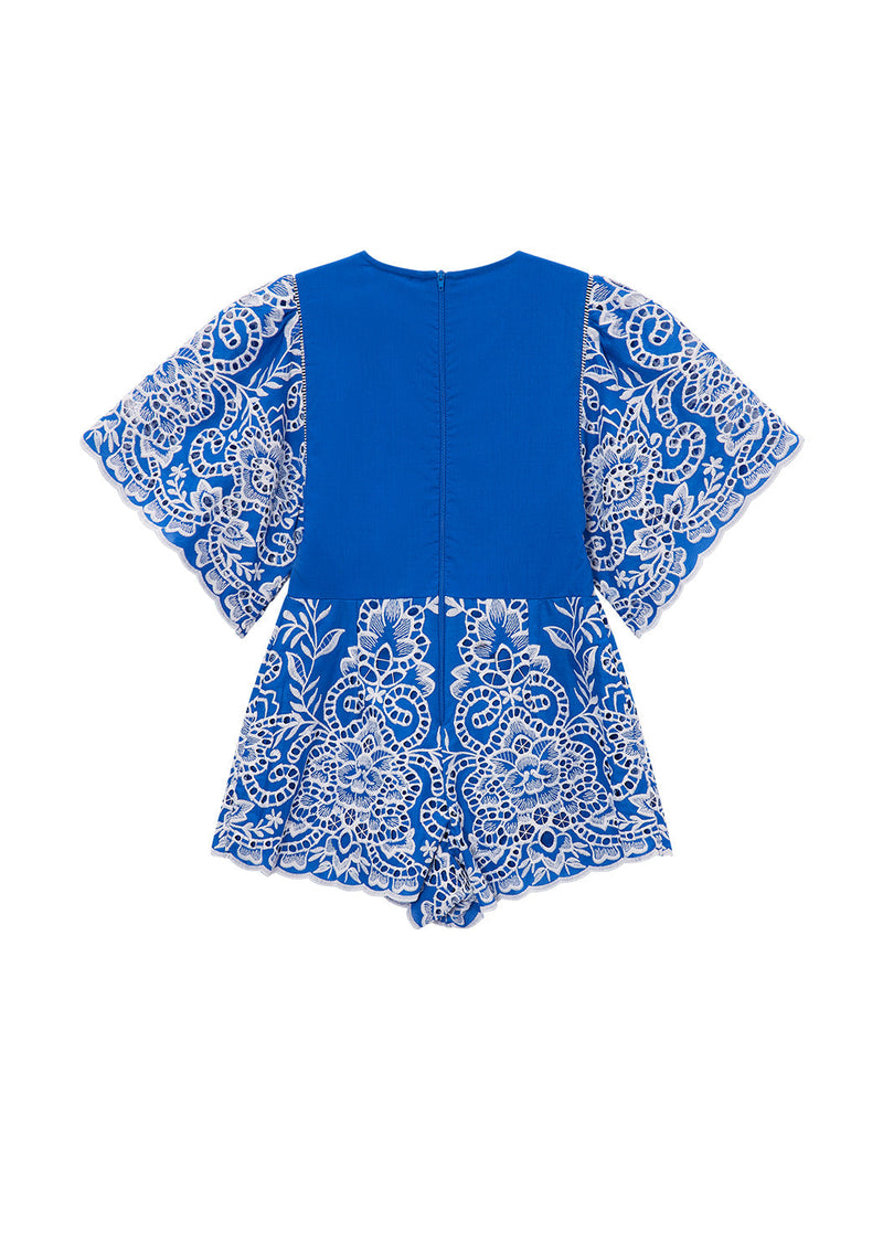 Marissa Embroidered Romper