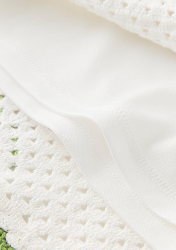 Daisette Crochet Mini Dress