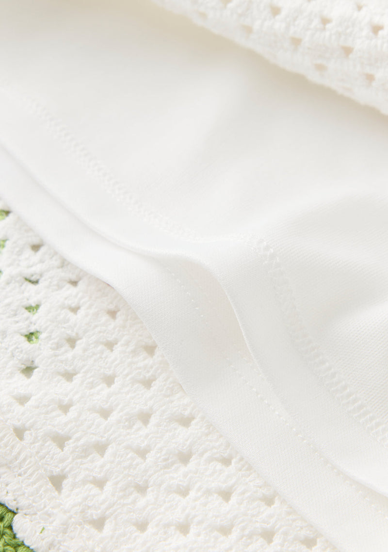 Daisette Crochet Mini Dress