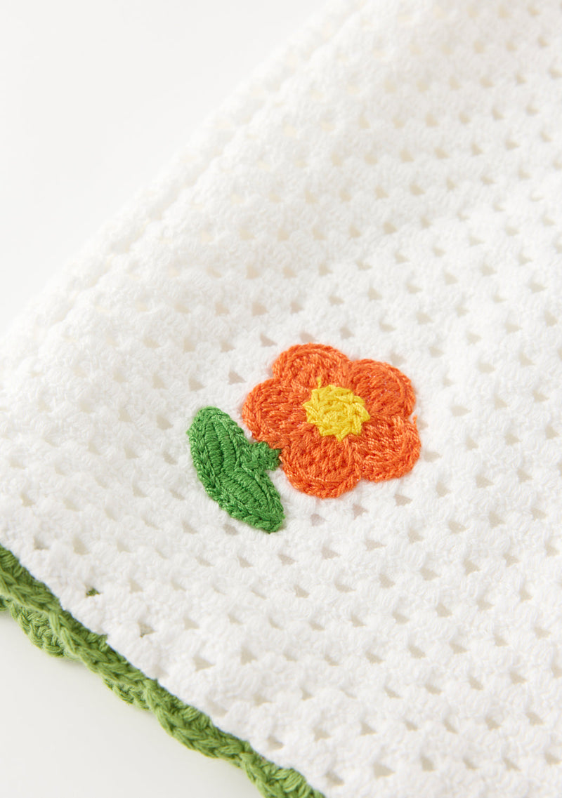 Daisette Crochet Mini Skirt