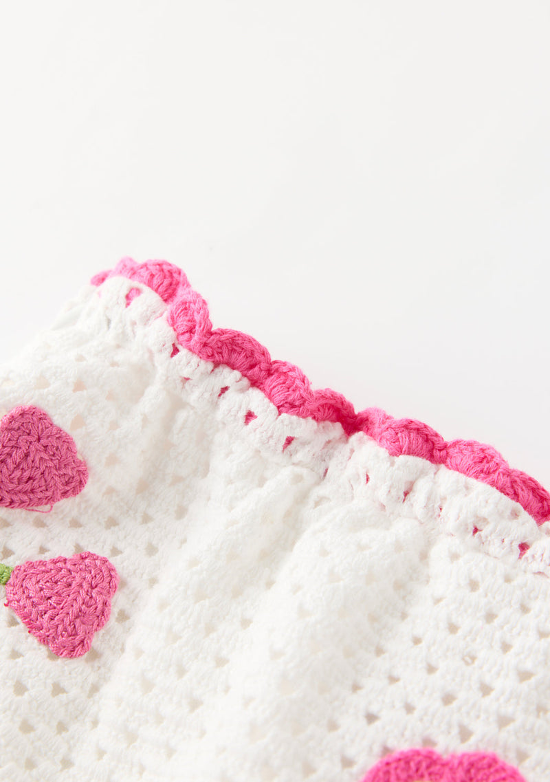 Daisette Crochet Mini Skirt