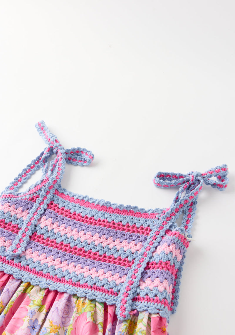 Charlotte Crochet Mini Dress