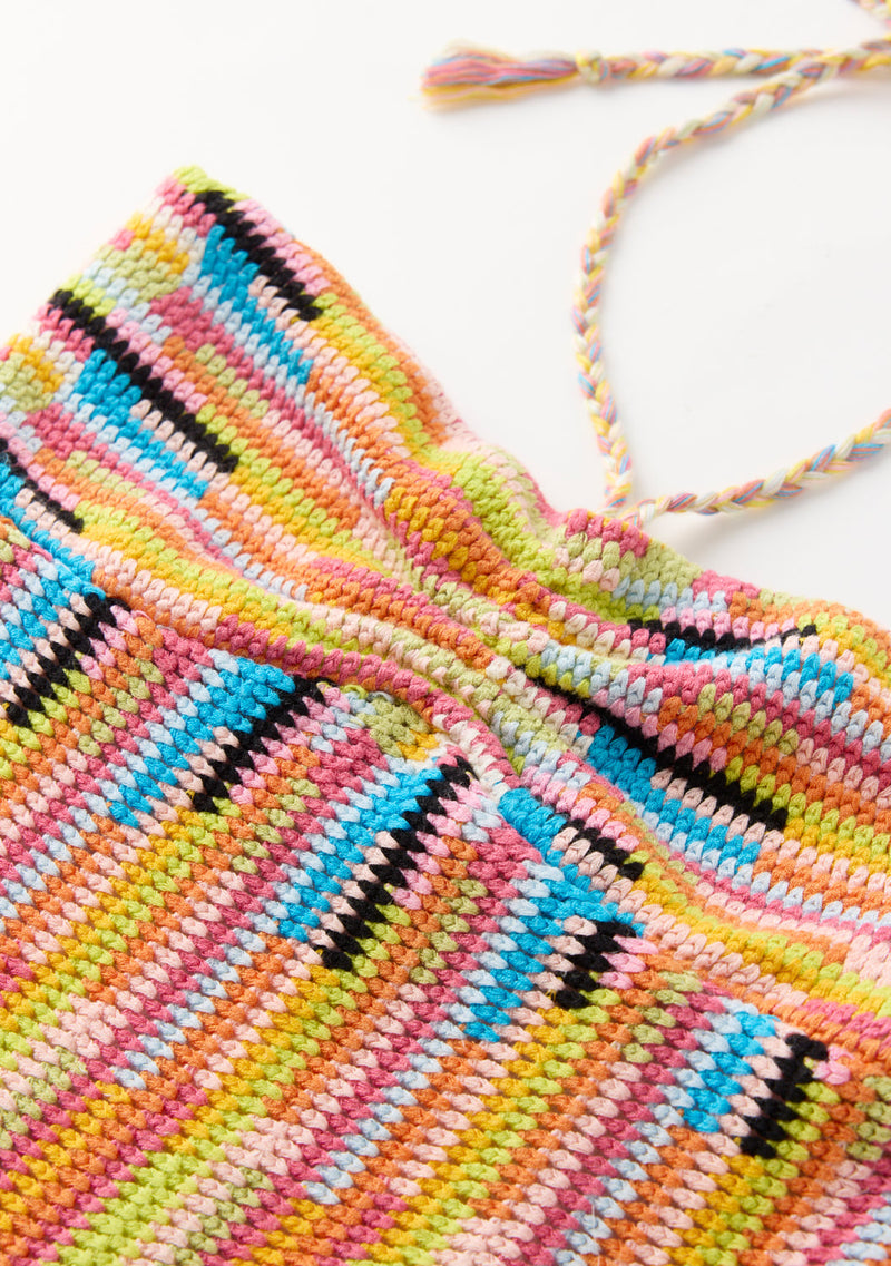 Alia Crochet Mini Dress