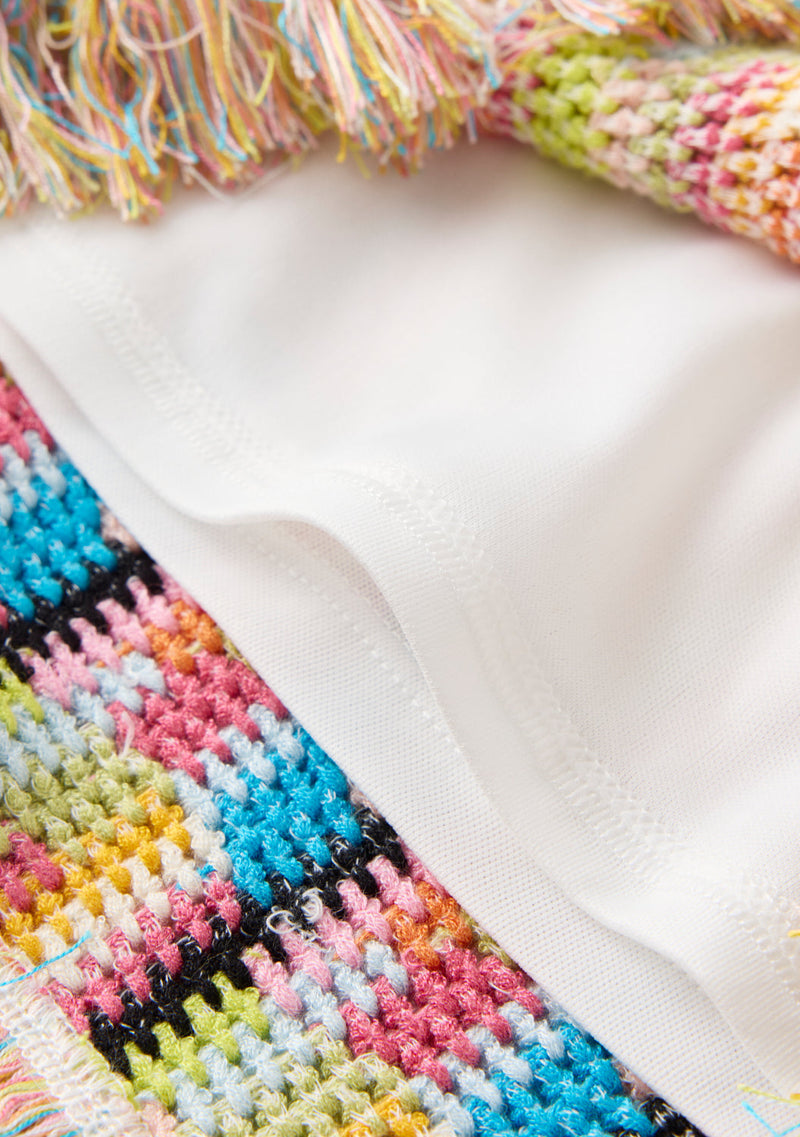 Alia Crochet Mini Dress