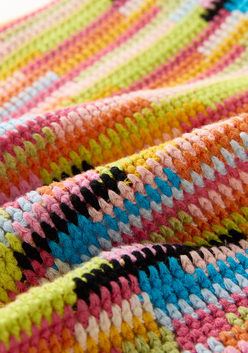 Alia Crochet Mini Dress