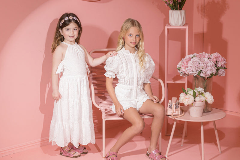 Eloise Embroidered Romper