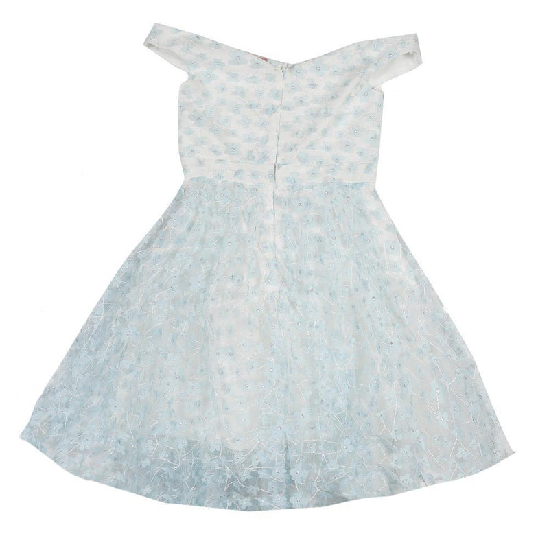 Peony Dress (Sky Blue)