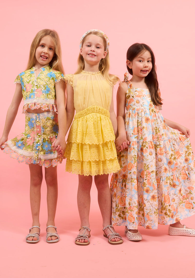 Rory Embroidered Mini Dress