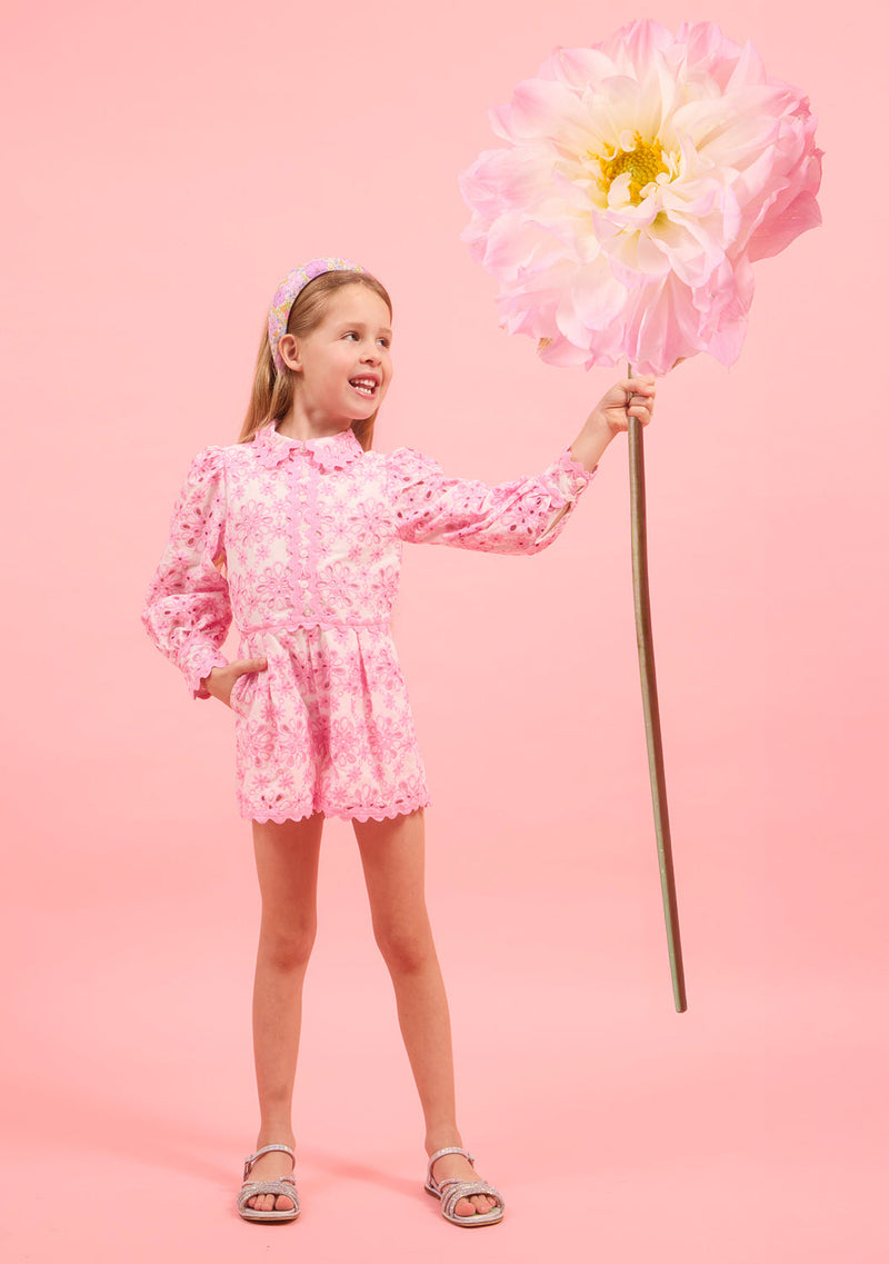 Nora Embroidered Romper