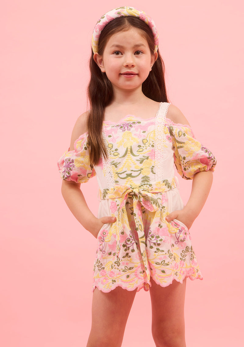 Fiona Embroidered Romper