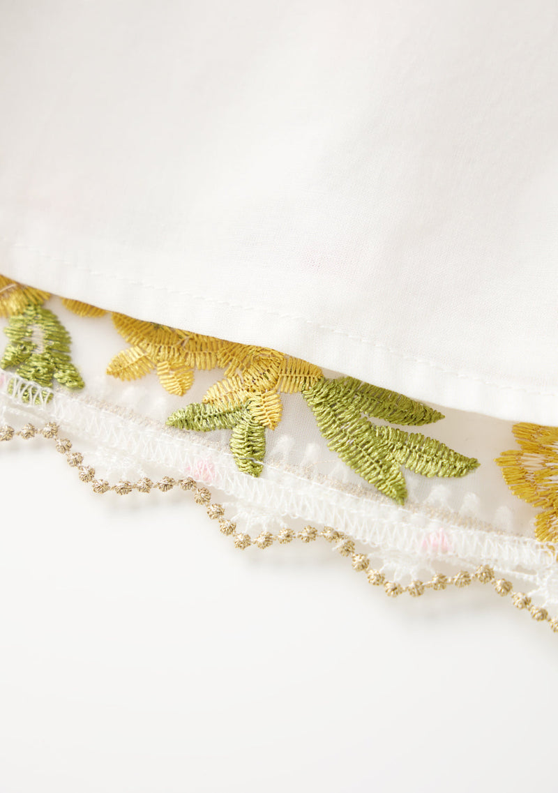 Allure Embroidered Mini Dress