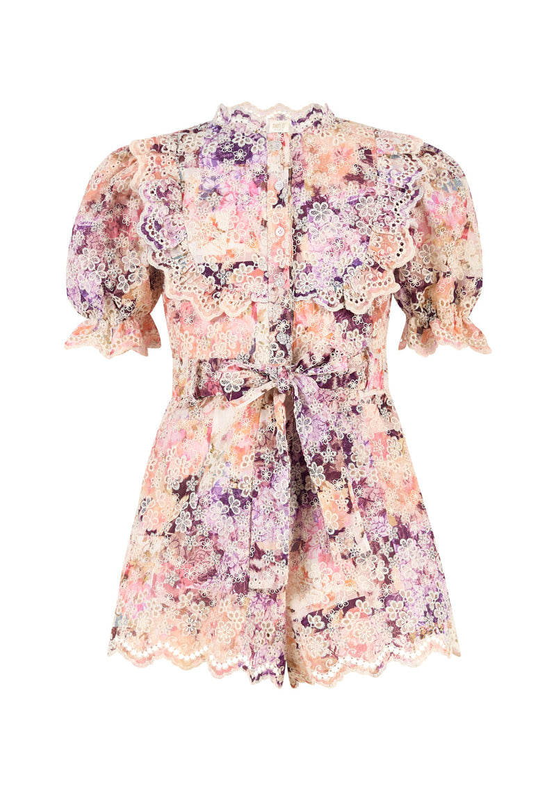 Anastasia Embroidered Romper