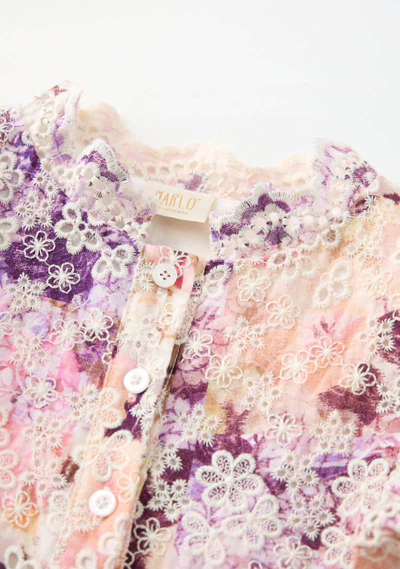 Anastasia Embroidered Romper