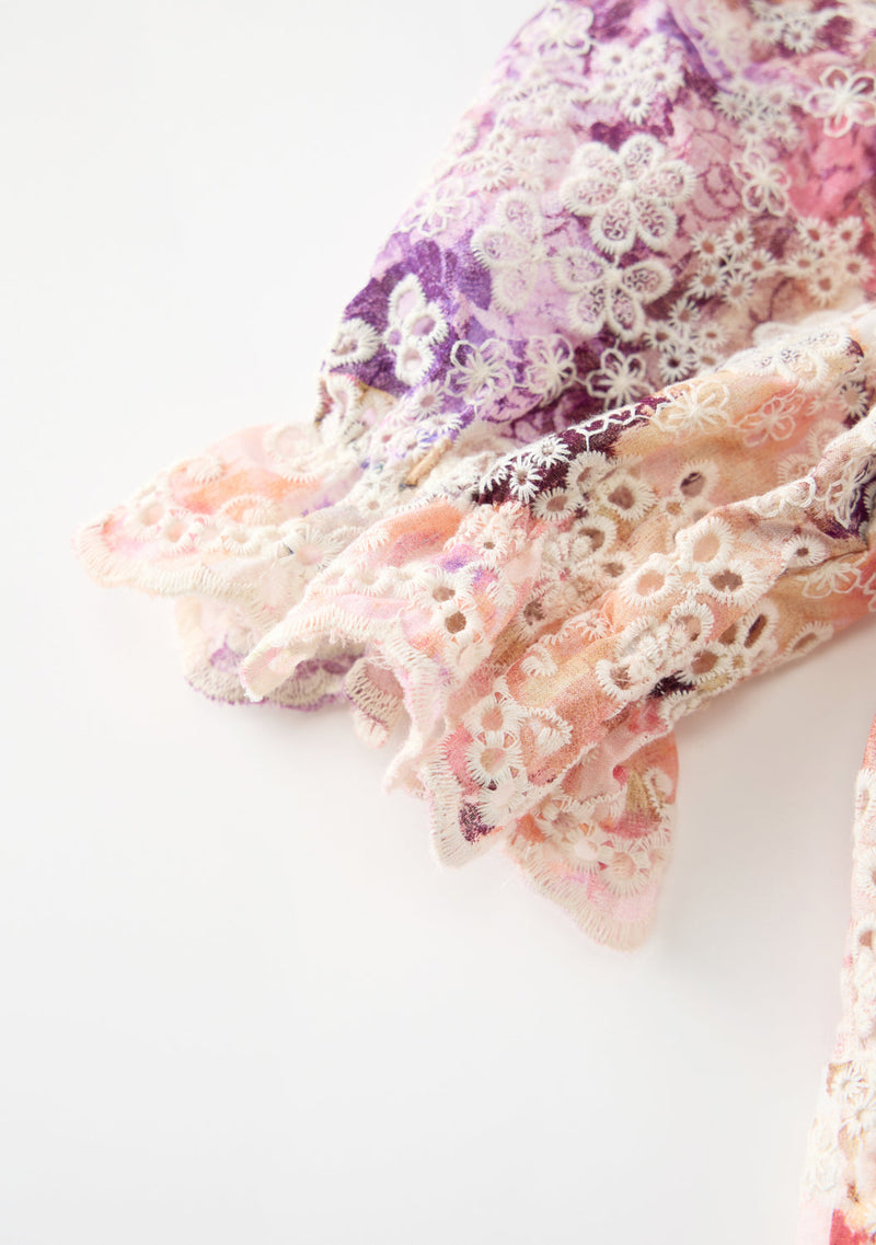 Anastasia Embroidered Romper