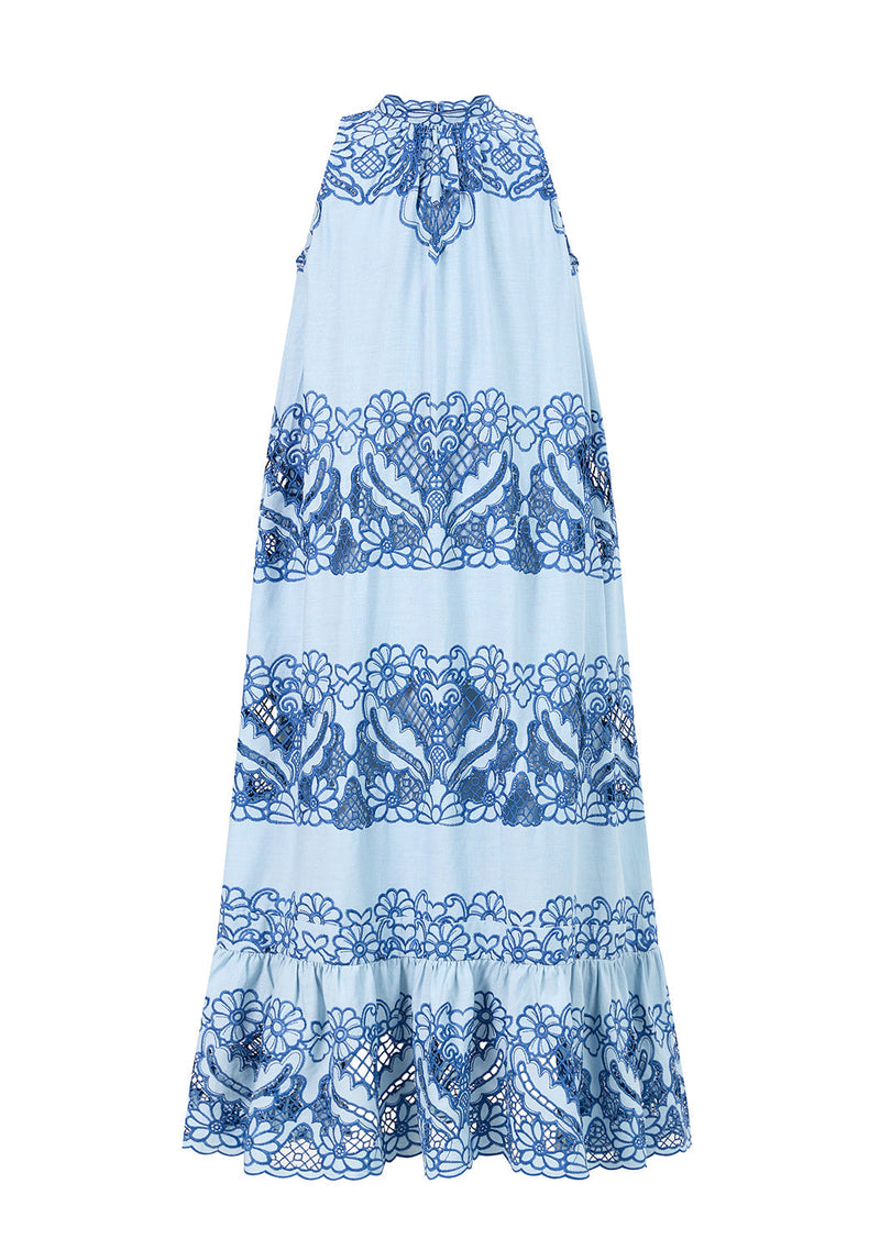 Annie Embroidered Maxi Dress
