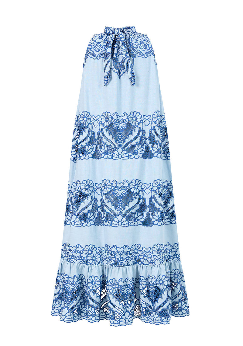 Annie Embroidered Maxi Dress