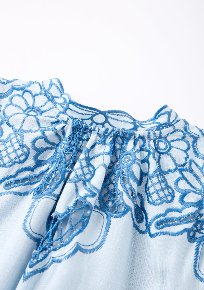 Annie Embroidered Maxi Dress