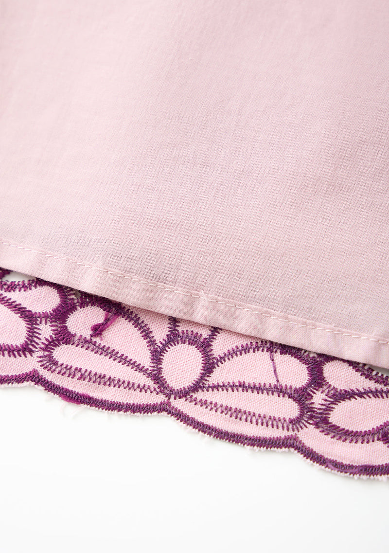 Annie Embroidered Sleeve Mini Dress