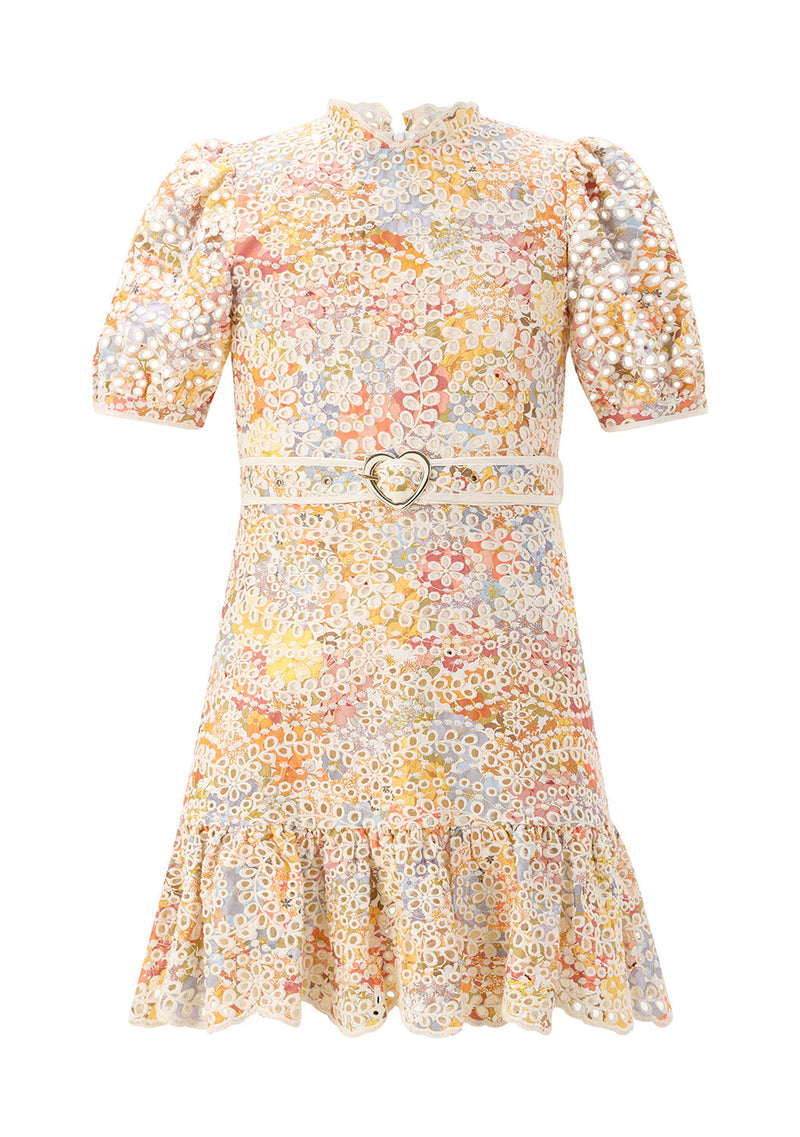 Avelle Embroidered Mini Dress