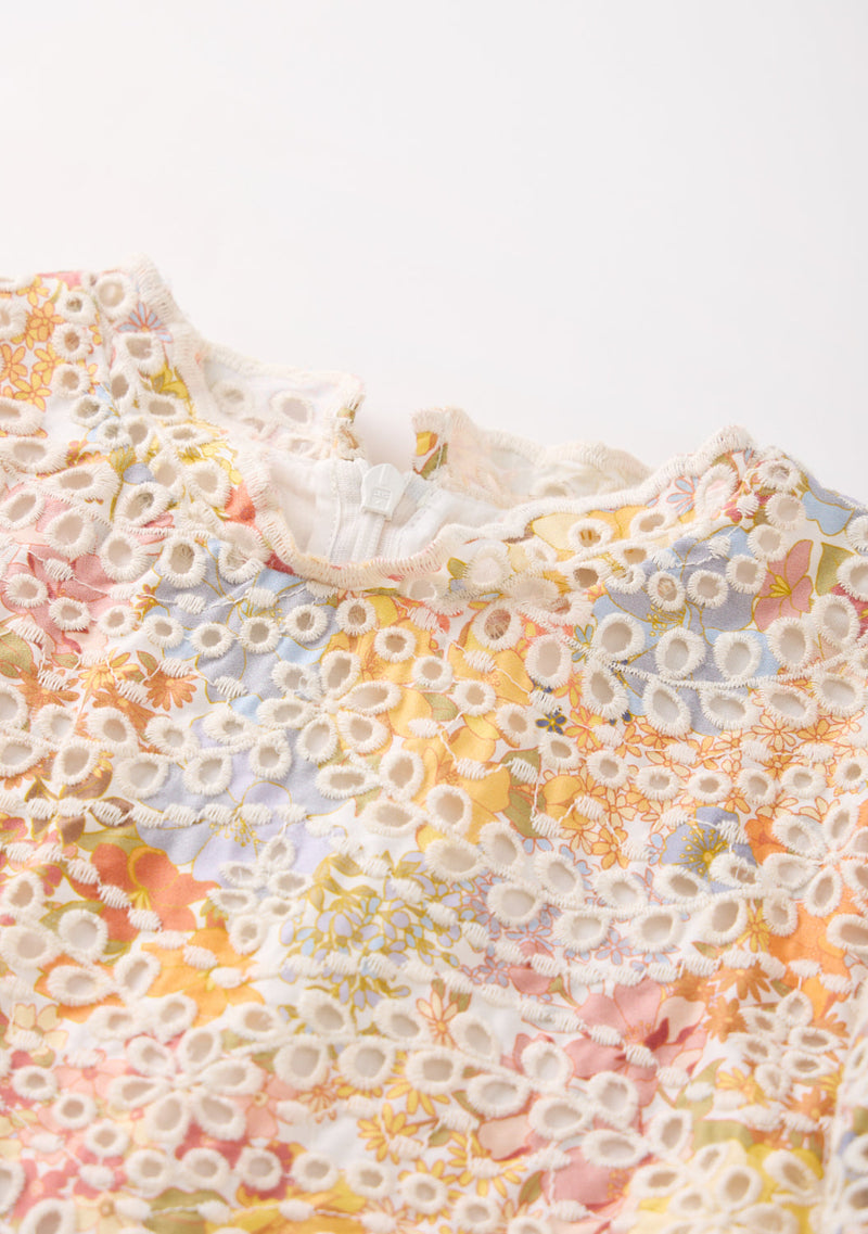 Avelle Embroidered Mini Dress