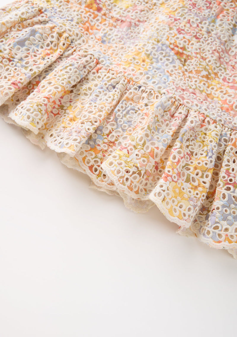 Avelle Embroidered Mini Dress