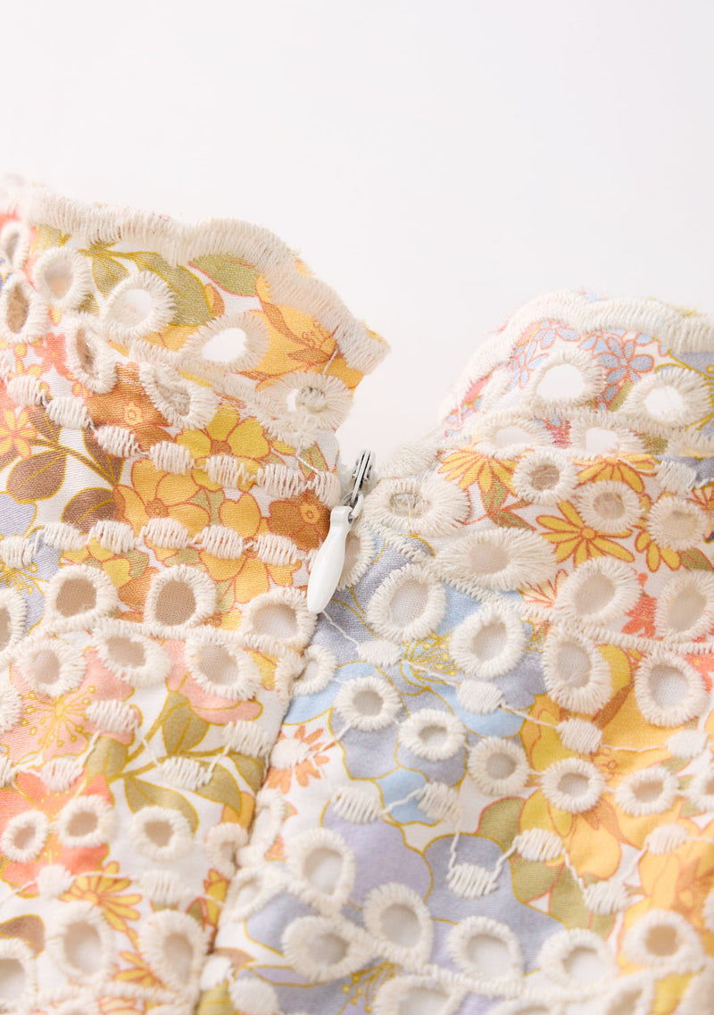 Avelle Embroidered Mini Dress