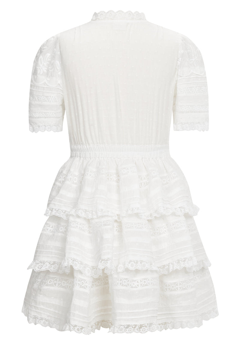 Betty Embroidered Mini Dress