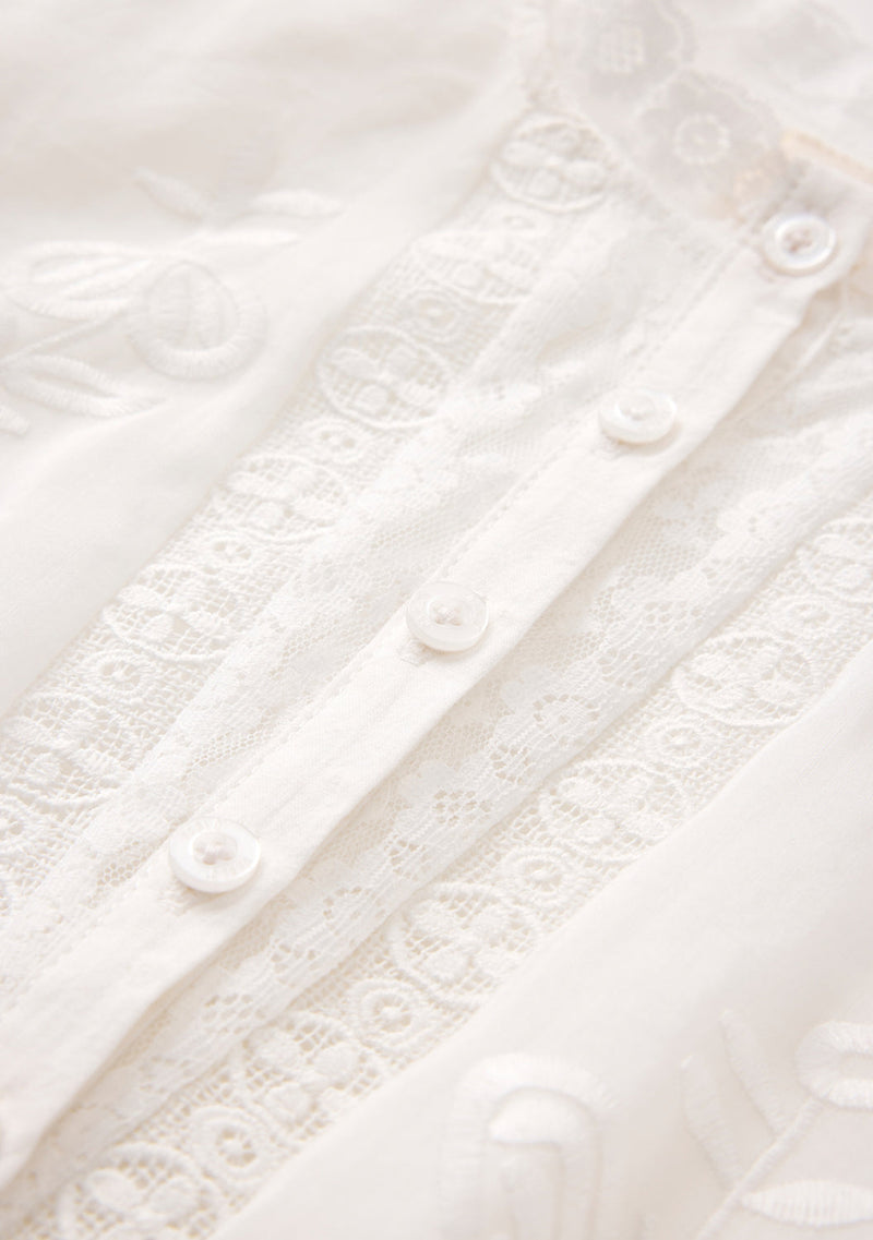 Betty Embroidered Mini Dress