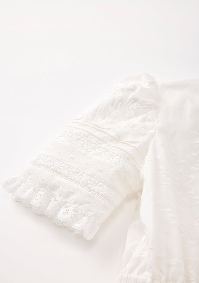 Betty Embroidered Mini Dress