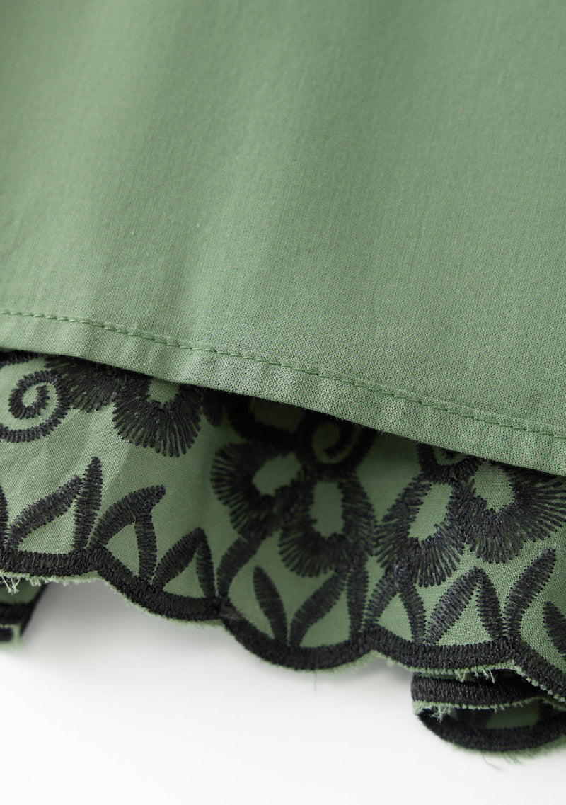 Charm Embroidered Mini Dress