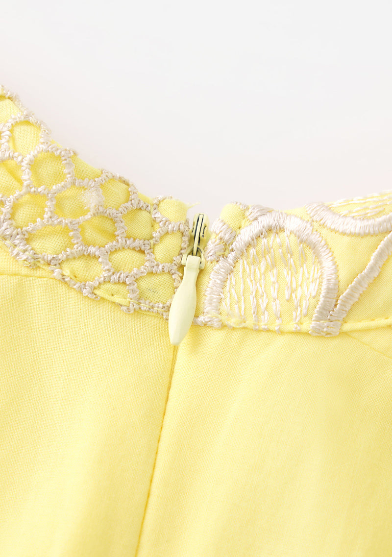 Charm Embroidered Mini Dress