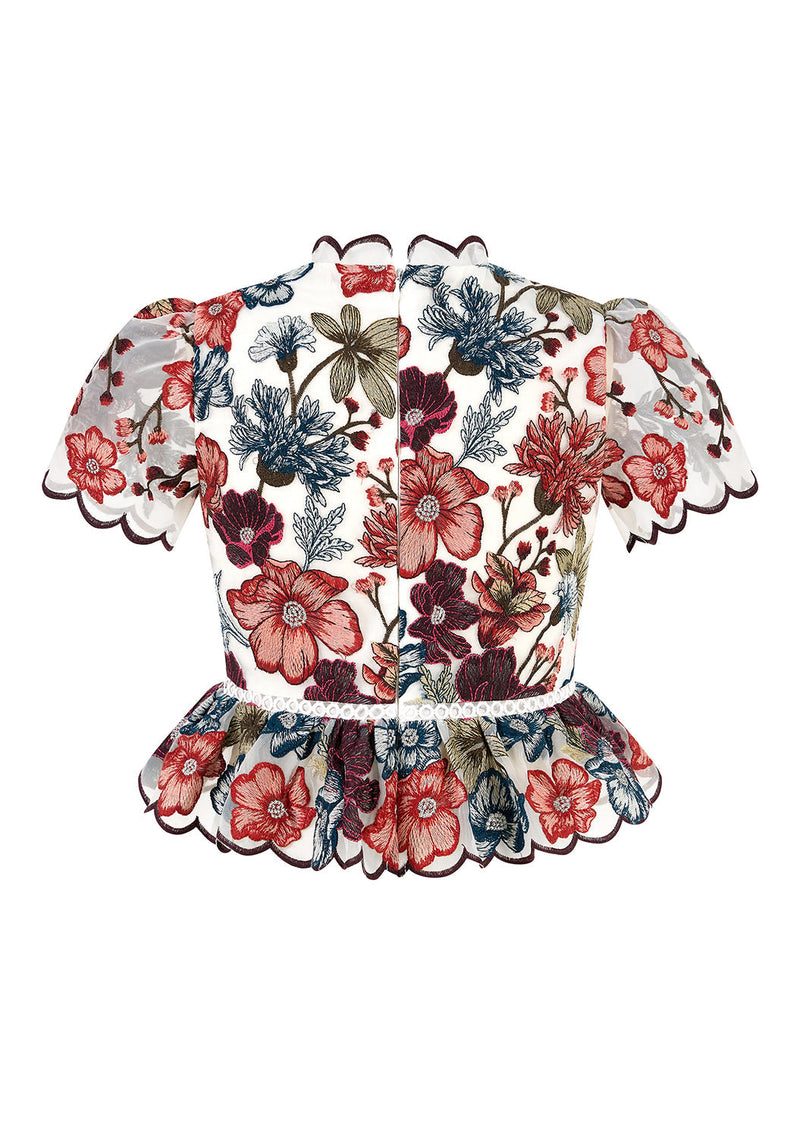 Elana Embroidered Top