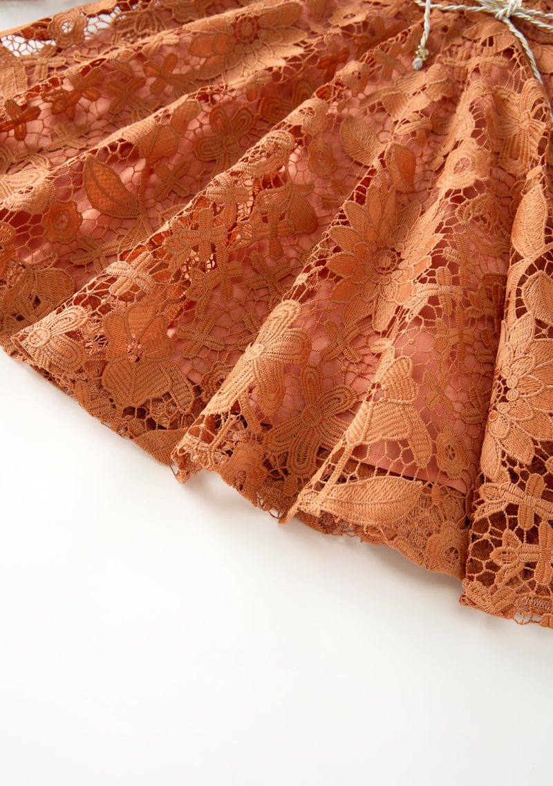 Esme Embroidered Sleeve Mini Dress