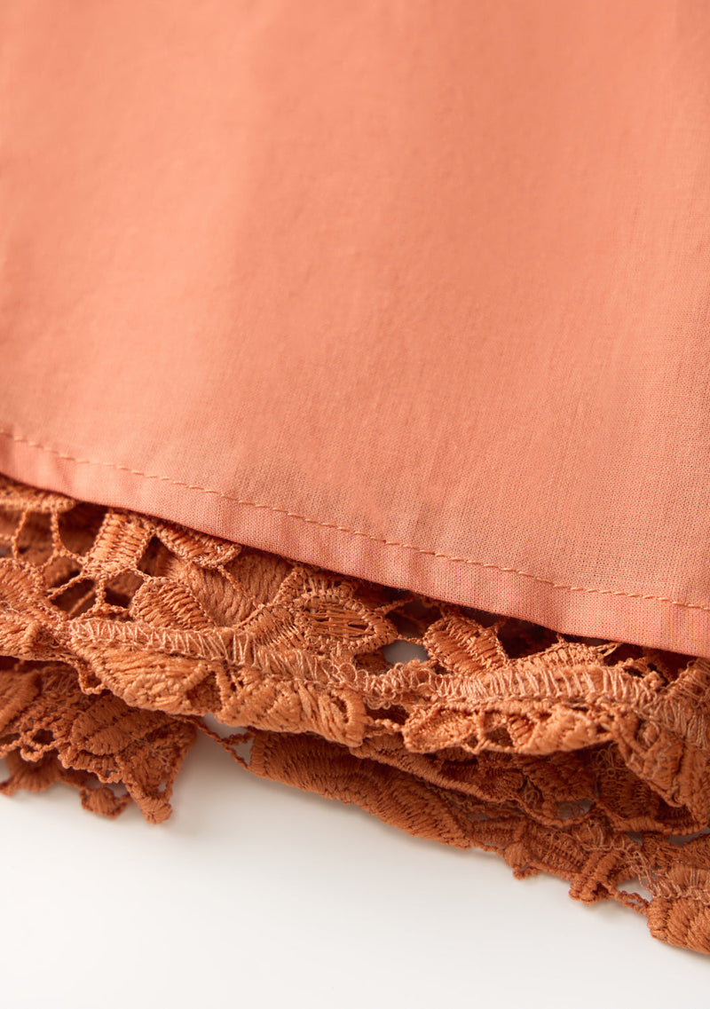 Esme Embroidered Sleeve Mini Dress